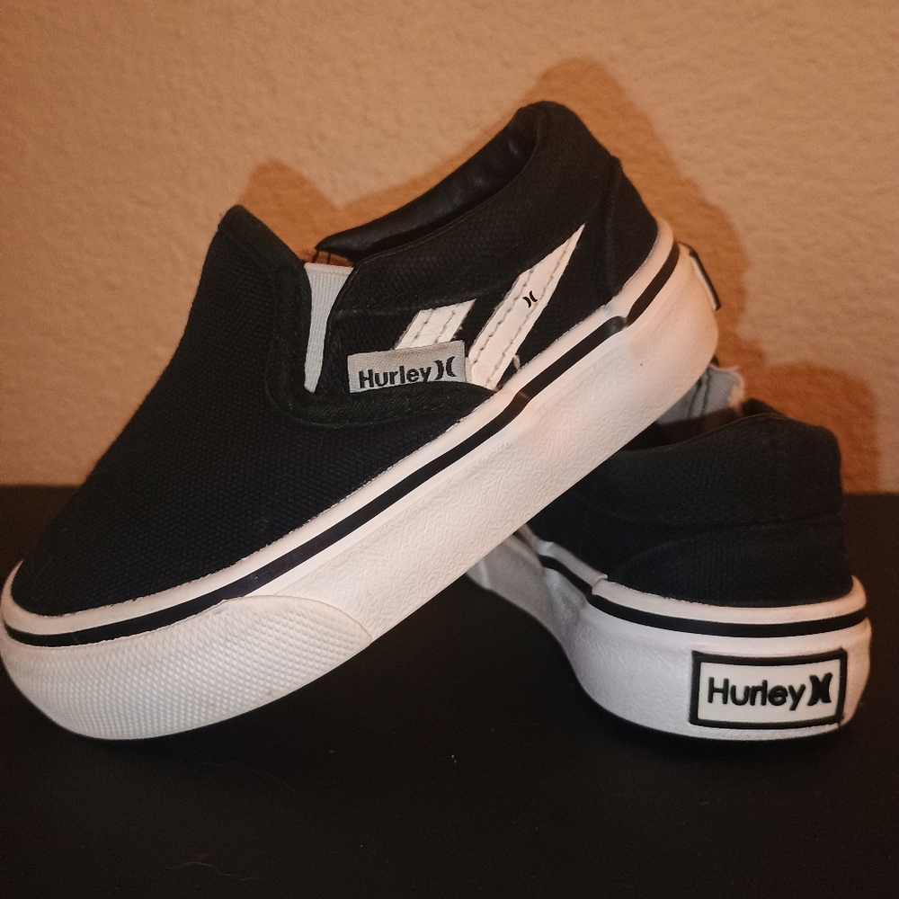 Black Hurley Slip On, 5 Baby/Toddler